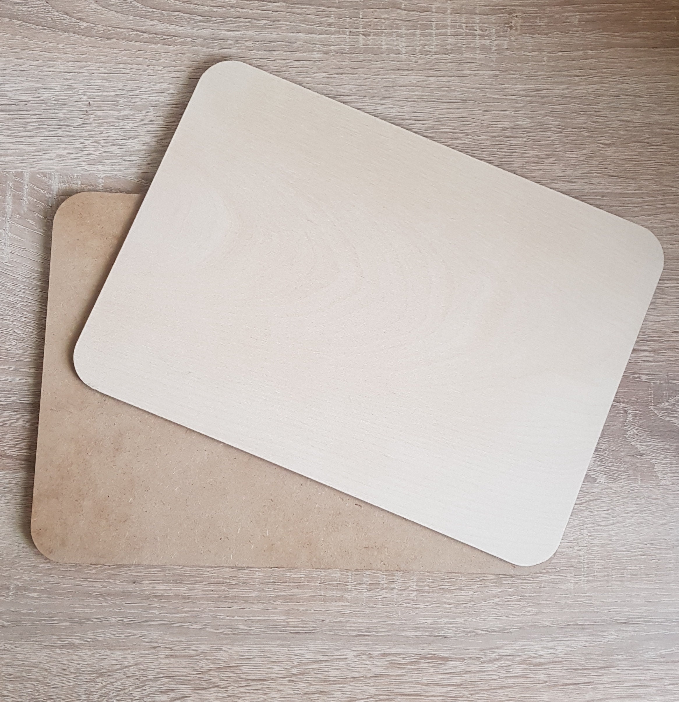 Blank Wooden Placemats Set of 2 4 6 Size 28 X 20 Cm 3mm Etsy UK