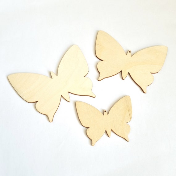 Wooden Hearts Birch Plywood Blank Shapes Crafts Decoupage Embellishment  Decor