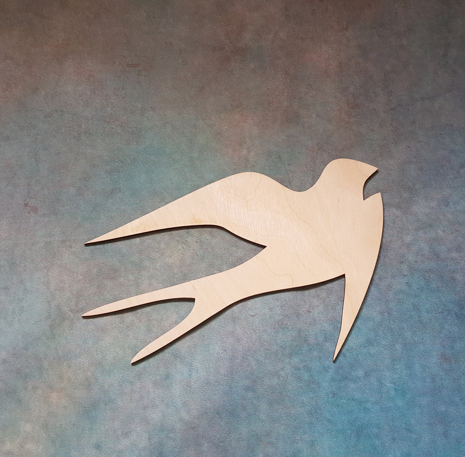 Wooden Birds Flying Swallows Plywood Blank Shapes for Crafts Etsy UK