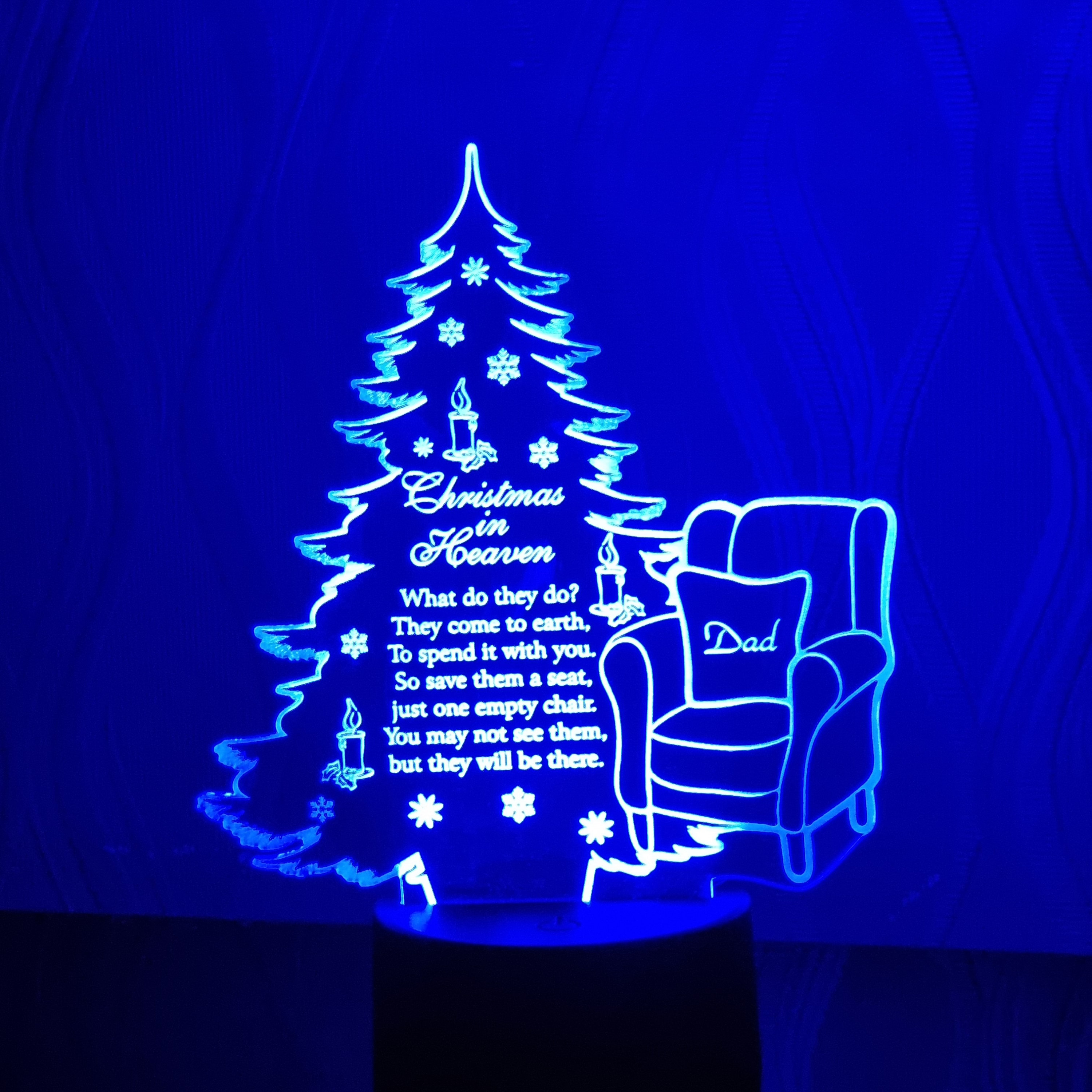 3D Paon LED Lampe Art Déco Lampe Lumières LED Décoration