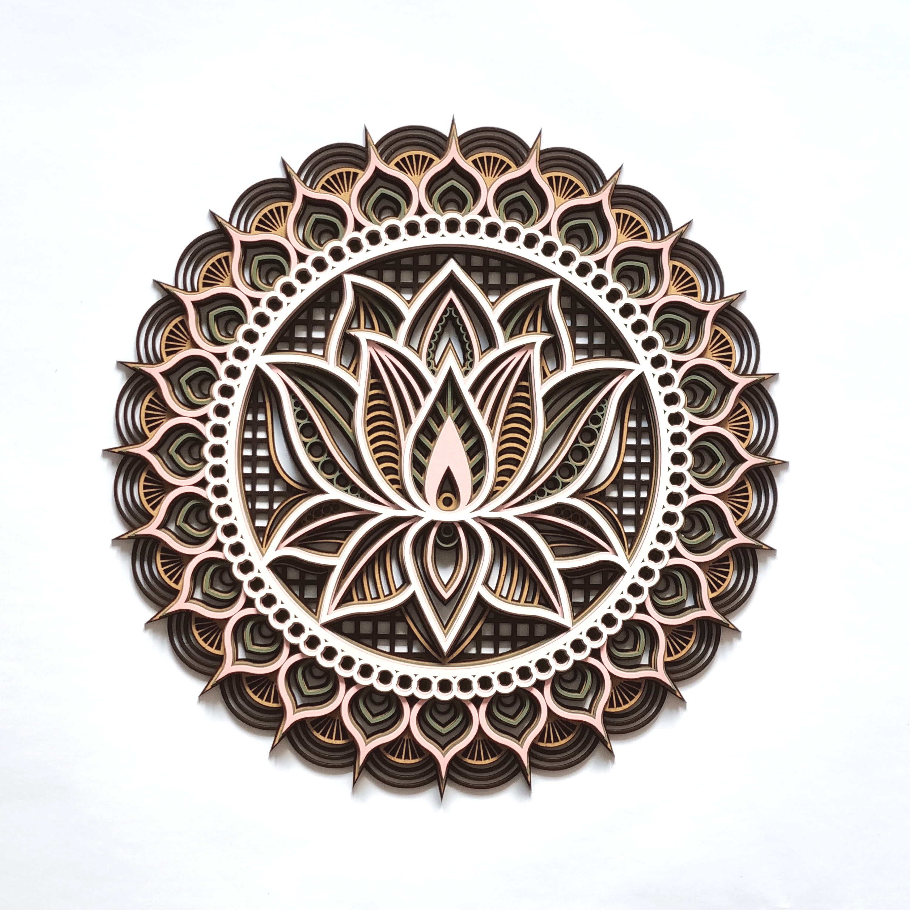 Le Caméléon - Mandala Puzzles - Puzzle en Bois - Puzzle en Formes
