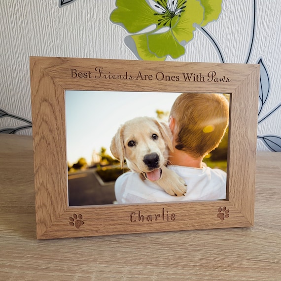 Best Friends Are Ones With Paws Cat Dog Pet Personalised Engraved