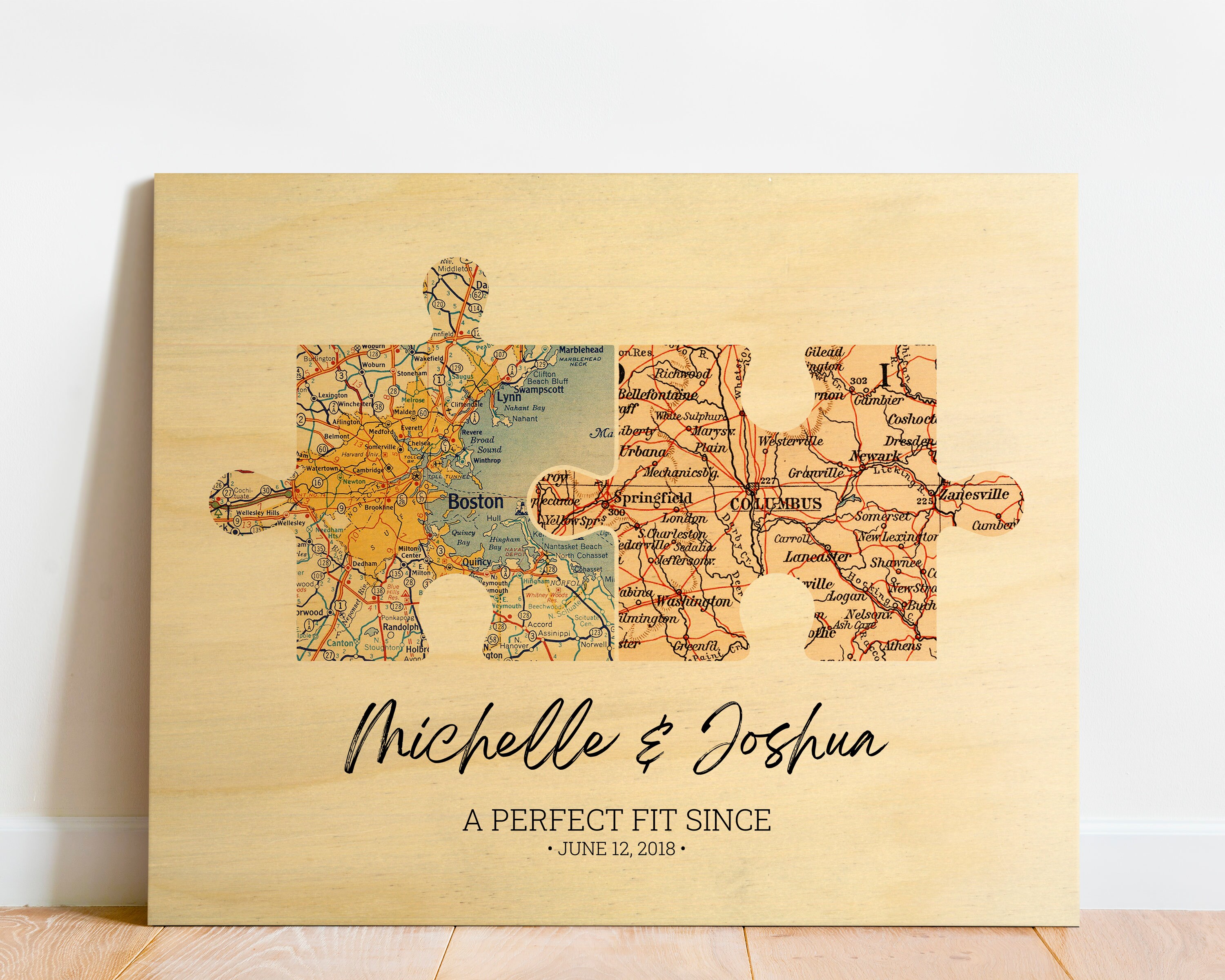 Custom House Map Wood Sign: Personalized First Home Gift - UK