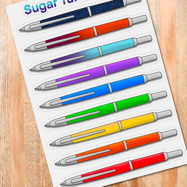 Pen Stickers Etsy