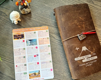 過去の絵葉書 - ヴィンテージ絵葉書ステッカーシート