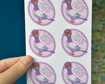 おもしろい小さなダンス仲間のステッカーシート