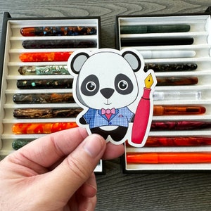Cute Panda Fountain Pen Magnet - Fountain Pen Magnet - Fountain Pen Gift