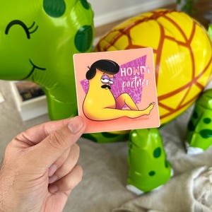 Howdy Partner - Sexy Klecks Vinyl Aufkleber