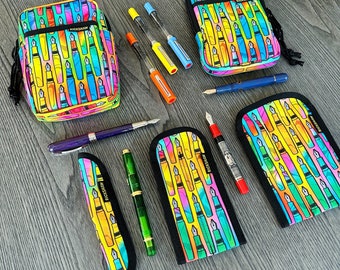 Tie Dye Monogram Stationery- Rainbow - Brake Ink Stationery