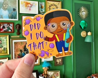 私がやったの？ - アーケル万年筆ビニールステッカー - インク事故！ - かわいいペンギフト