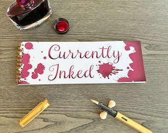 Currently Inked Notebook - Half B5 - Fountain Pen Friendly Japanese Paper!