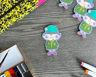Cat in the Pocket - Vinyl Sticker