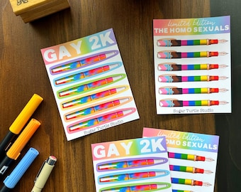 ゲイペンステッカー - プライド2025 - トレバー・プロジェクトに寄付