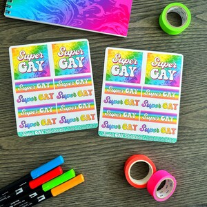 Super Gay Sticker Sheet