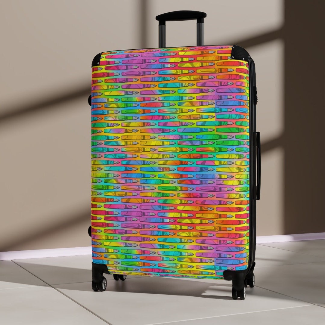 Rainbow Fountain Pen Suitcase 3 Sizes Available Fountain Etsy