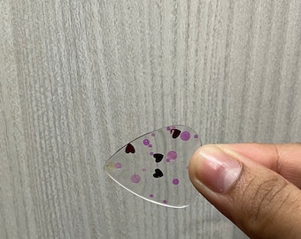 Resin guitar pick