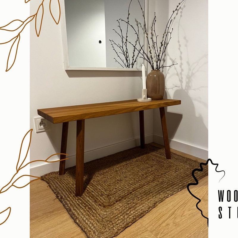 Console Table With Stools - Etsy