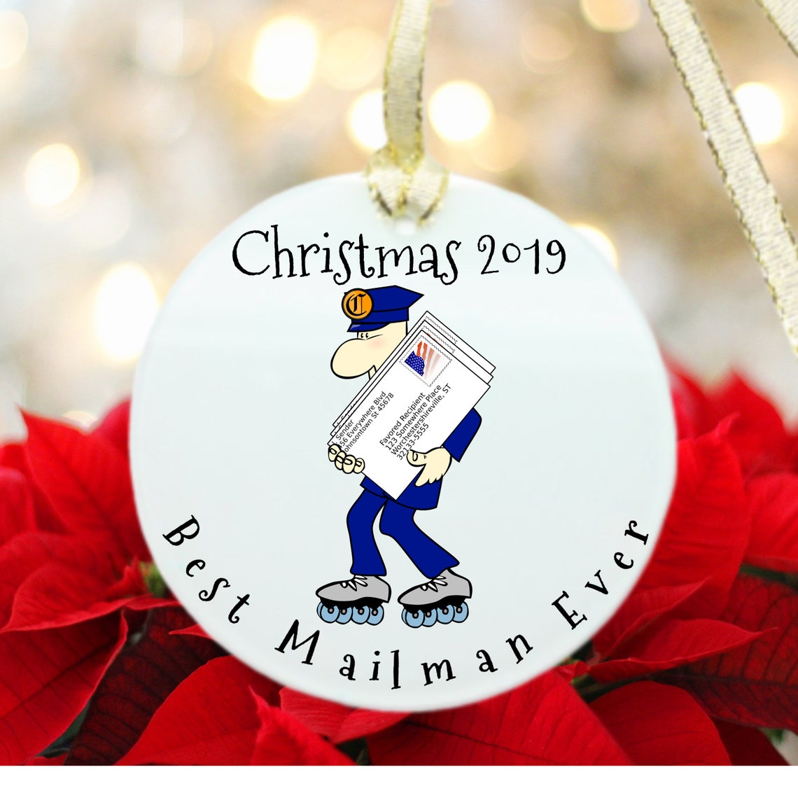 Best Mailman Ever Christmas Gifts for Mailman Mailman | Etsy