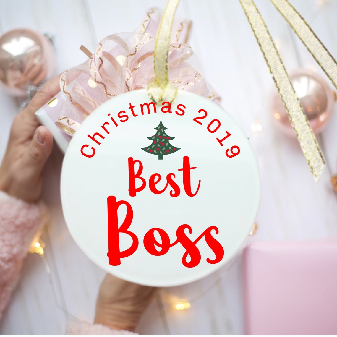 Best Boss Christmas 2019 ornament Gifts for Boss Boss lady Etsy