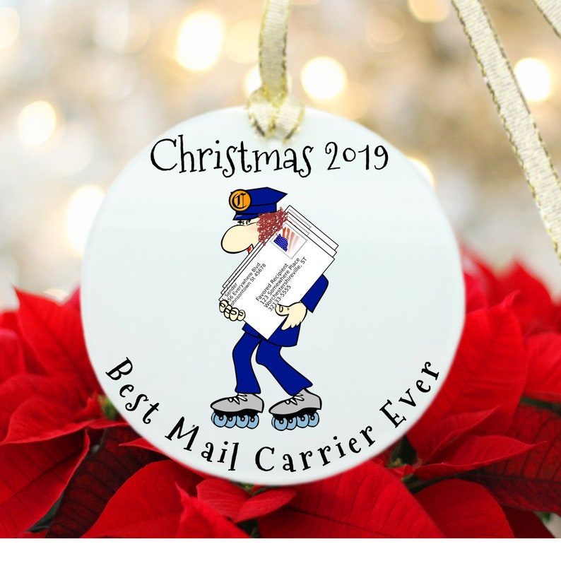 Best Mail Carrier Ever Christmas Gifts for Mail Lady Mail Etsy