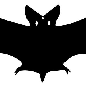 Glowforge or Laser Cut Out Bat 1 Template Pattern