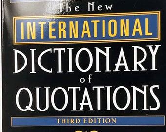 VINTAGE - BUCH - NEU - The New International Dictionary of Quotations - von Margaret Miner (Anmerkungen), Hugh Rawson - Taschenbuch
