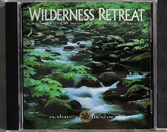 Nature&#39;s Harmony CDs - &quot;Wilderness Retreat&quot;, &quot;Gentle Rain&quot;, &quot;Tranquil Harp&quot; / A Magical Blend of Music And The Sounds Of Nature / *MINT*