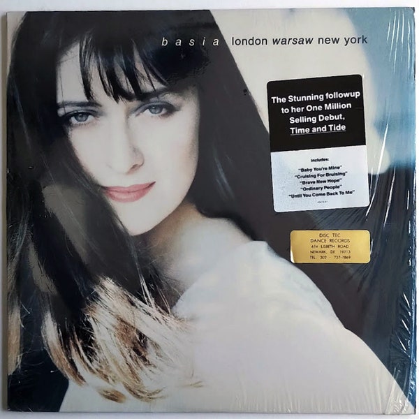 Basia - London Warsaw New York / Vinyl LP / **Original 1989 Epic Release / Photo & Lyric Inner Sleeve / Vintage / Totally NEW... *MINT_LIKE*