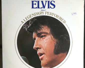 Elvis Presley – A Legendary Performer Volume 2 / *Gold Vinyl LP/ *1976 RCA Collector's Edition Release / 4-Color Picture Inner / *EXCELLENT*
