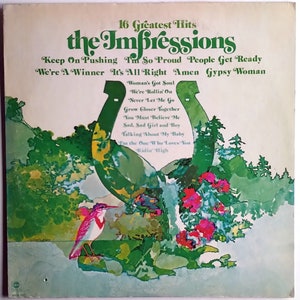 The Impressions – 16 Greatest Hits / Vinyl LP/ *Original 1971 ABC Records Release / Vintage/ R&B-Soul-Funk / Compilation/ *SUPERB* Condition