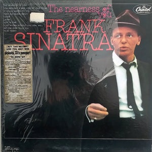 Frank Sinatra – The Nearness Of You / Vinyl LP/ *Original 1967 Capitol Records- Pickwick Series, Mono Release/ Jazz, Vocal, Pop/ *EXCELLENT*