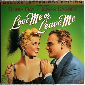 Love Me Or Leave Me (1955) - Laser Disc x 2 / Deluxe Letter-Box Edition / Stereo/ Digital Video Transfer / Doris Day / James Cagney / *MINT*