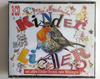 Kinderchor "Der Flohhaufen" - Die Allerschönsten Kinderlieder (The Most Beautiful Children's Songs) / Music CD x 3/ 52 Songs/ *LIKE-NEW*