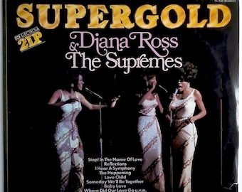 Diana Ross & The Supremes – Supergold / Vinyl LP x 2/ *Original 1979 Motown Shorts Deutsche Veröffentlichung/ Anthologie 1963-1969 / Klappcover/ *SUPERB*