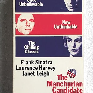 1962 - VHS - The Manchurianscheiber / Vintage/ Politthriller/ Frank Sinatra/ Laurence Harvey/ Angela Lansbury/ Janet Leigh/ WIE NEU*