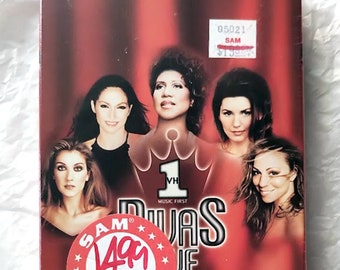 NEW*- Factory Sealed- Divas Live (1998) - VHS/ Stereo/ Concert/ Celine Dion - Gloria Estefan - Aretha Franklin - Shania Twain - Mariah Carey