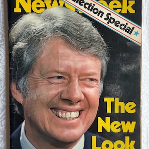 1976 Newsweek Magazine - 15 novembre *Speciale elezioni* / Copertina: Jimmy Carter - The New Look / Vintage / Da collezione / Concours / *ECCELLENTE