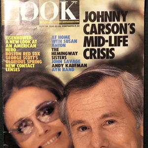1979 LOOK Magazine -Cover: Johnny & Joanna Carson / May 14, 1979 / Vintage/ Rod Stewart / Susan Anton / John Savage / *NEW - LIKE* Condition