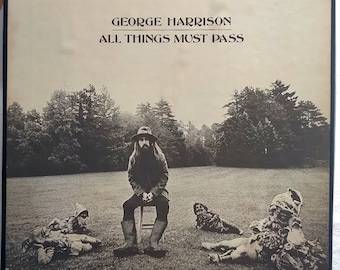 George Harrison – All Things Must Pass 1970 / Vinyl LP x 3 / *Original Apple Records Boxed Set/ Vintage/ Includes 36x24 Poster of George *