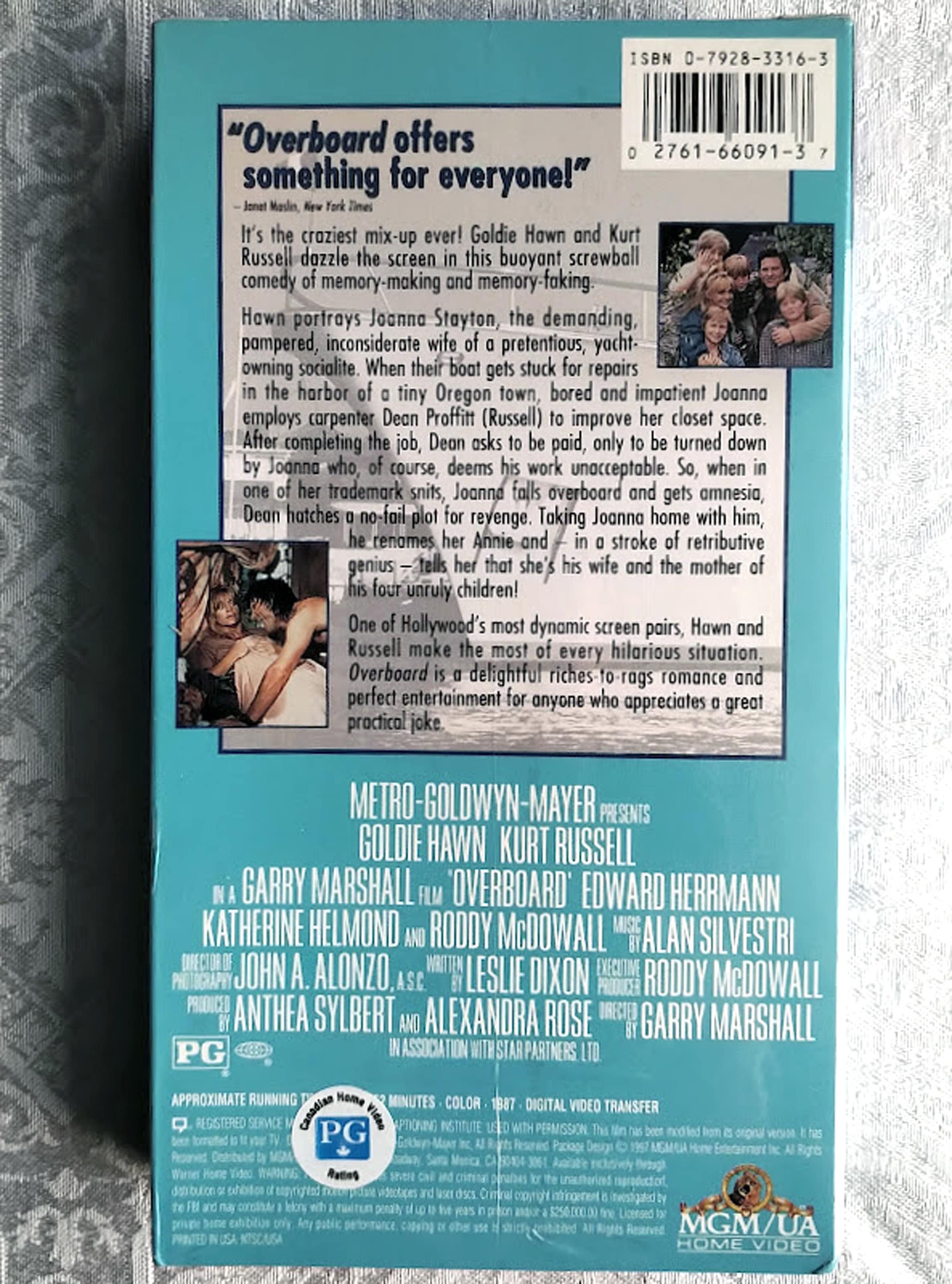 NEW* - Factory Sealed - Overboard (1987) - VHS / Digital Video