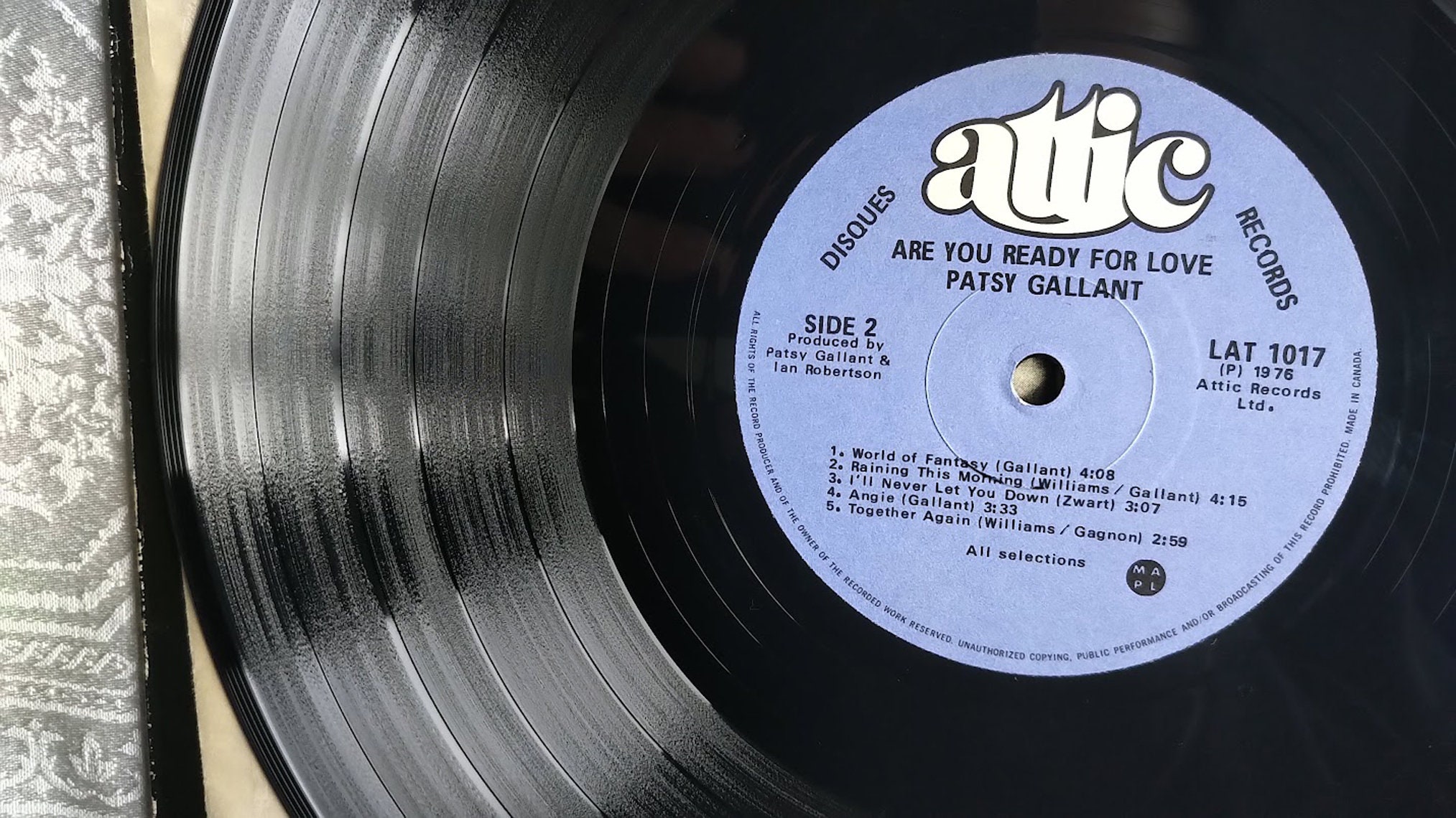 Patsy Gallant - Are You Ready for Love / Vinyl LP