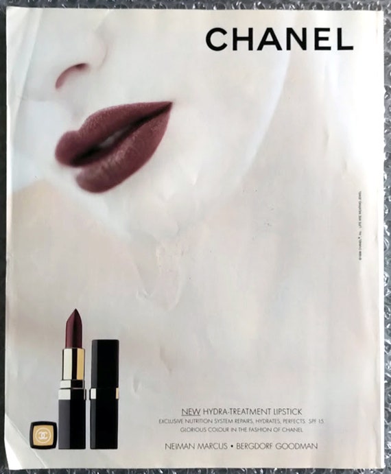 1987 Chanel Makeup lips lipstick 1-page MAGAZINE AD