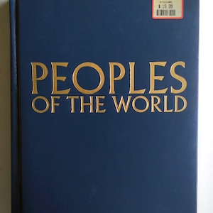 NEW* Peoples of the World: Their Cultures, Traditions, and Ways of Life - Hardcover/ National Geographic/ Gilded Edges/ David Maybury-Lewis