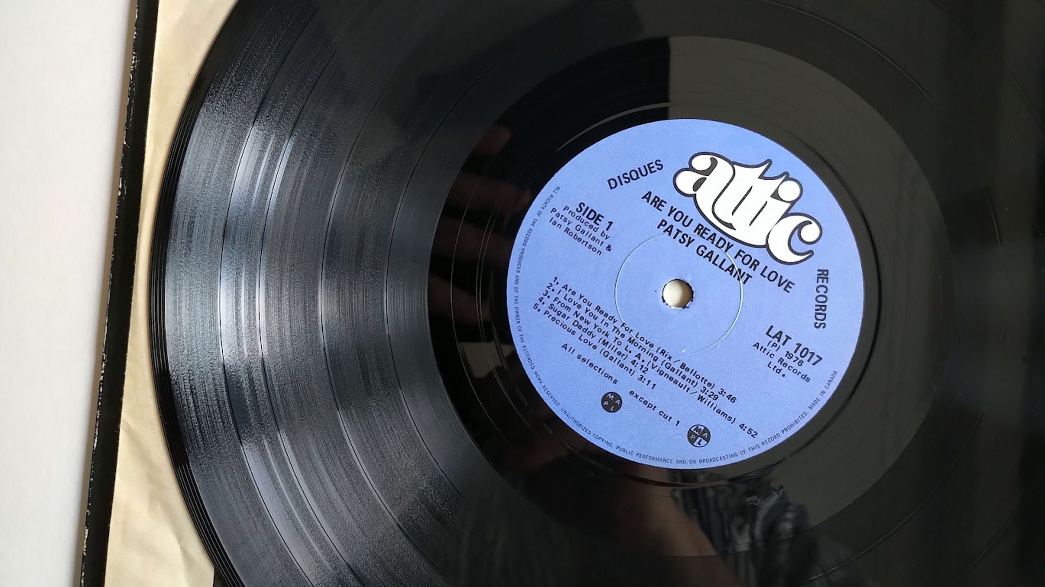 Patsy Gallant - Are You Ready for Love / Vinyl LP