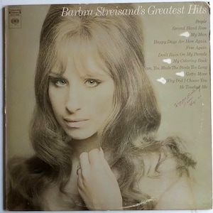 Barbra Streisand – Barbra Streisand&#39;s Greatest Hits/ Vinyl LP/ *1971 Columbia Reissue of Ori. 1970 Release / Compilation / Vintage/ *SUPERB*