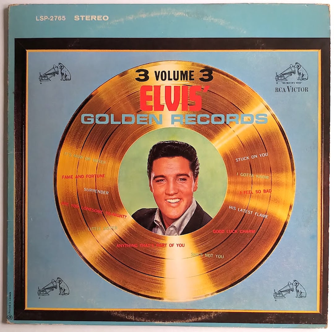Elvis ゴールドディスク レコード ピンズ エルヴィス
