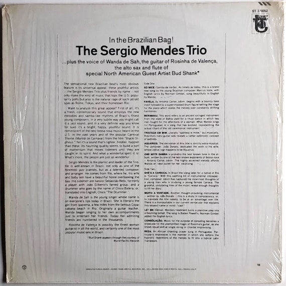The Sergio Mendes Trio – in the Brazilian Bag / Vinyl LP/ *1966