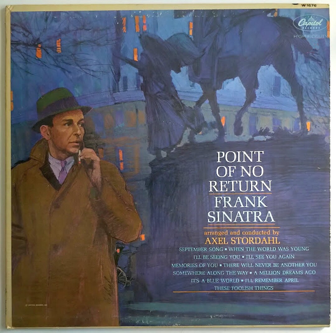 Frank Sinatra Point of No Return / Vinyl LP/ original 1962 Etsy