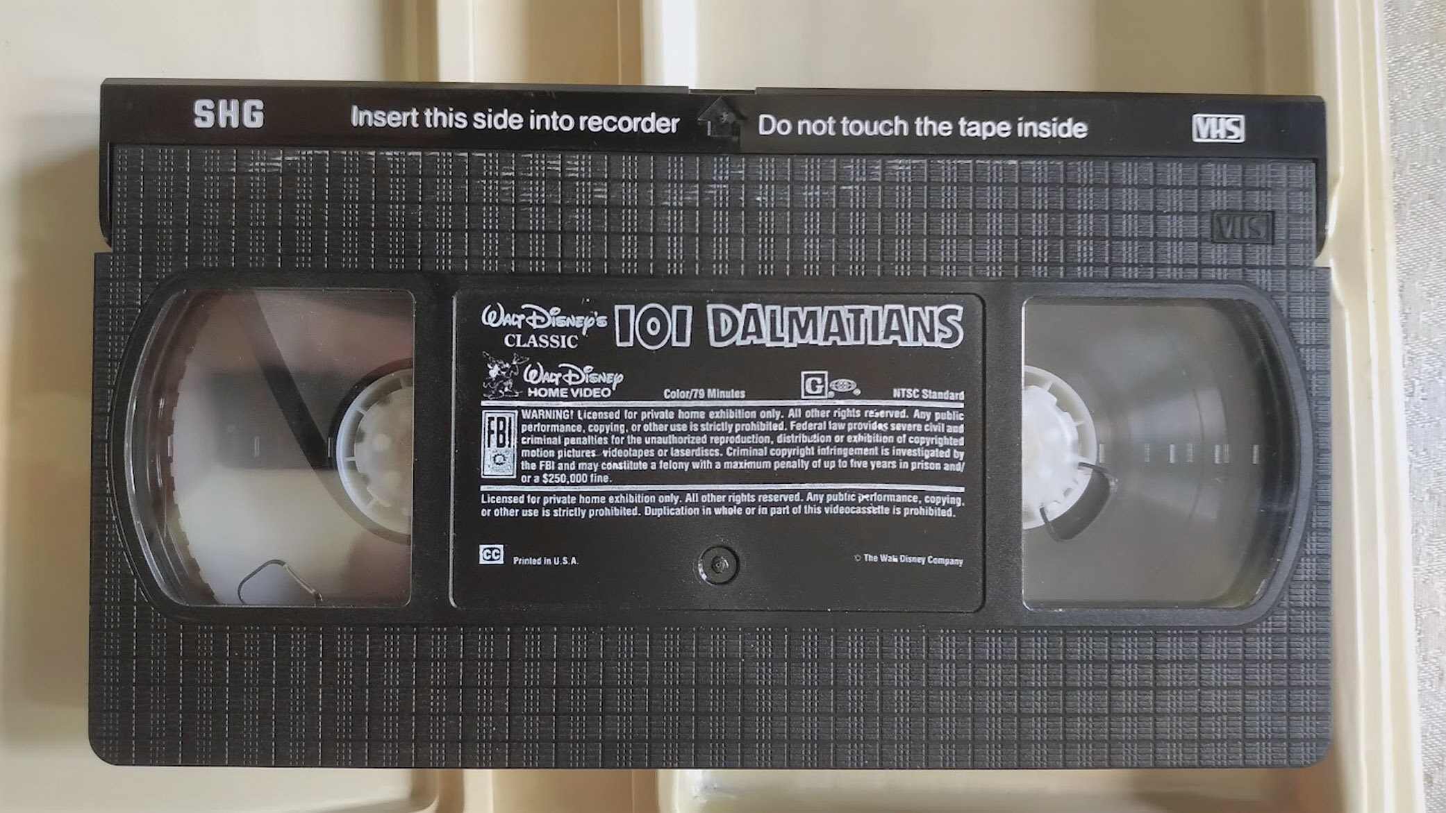 101 Dalmatians Walt Disney Classic, Black Diamond / VHS Tape 1263