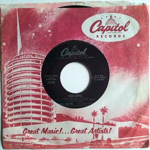 Frank Sinatra – High Hopes/ All My Tomorrows / Vinyl 7&quot; 45 RPM Record / *Original 1959 Capitol Records Single / Capitol Sleeve / *LIKE-NEW*